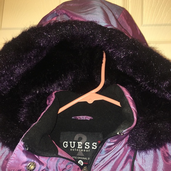 Guess Purple puffy sweater - Picture 3 of 6